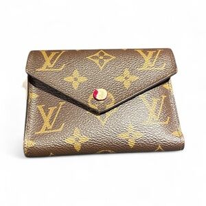 Louis Vuitton Brown and Gold Monogram Wallet